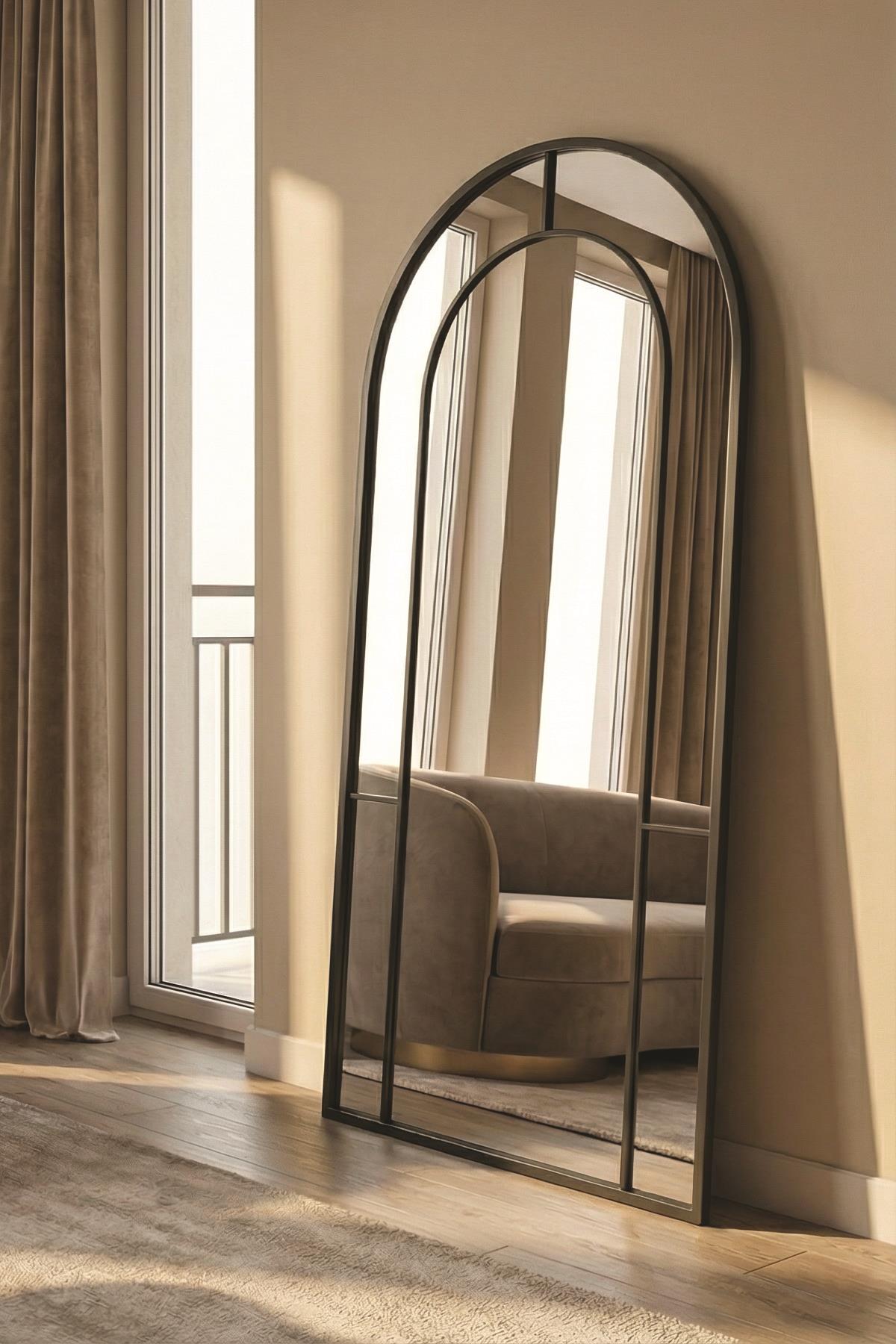 Rounda Boy Aynası Metal Çerçeveli