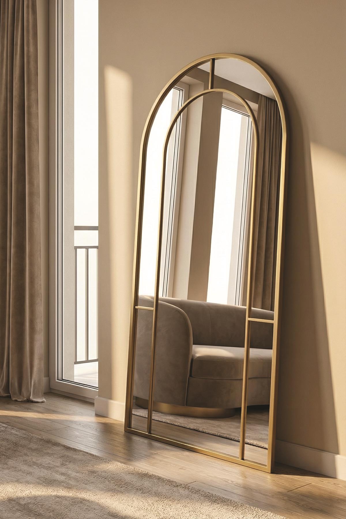 Rounda Boy Aynası Metal Çerçeveli