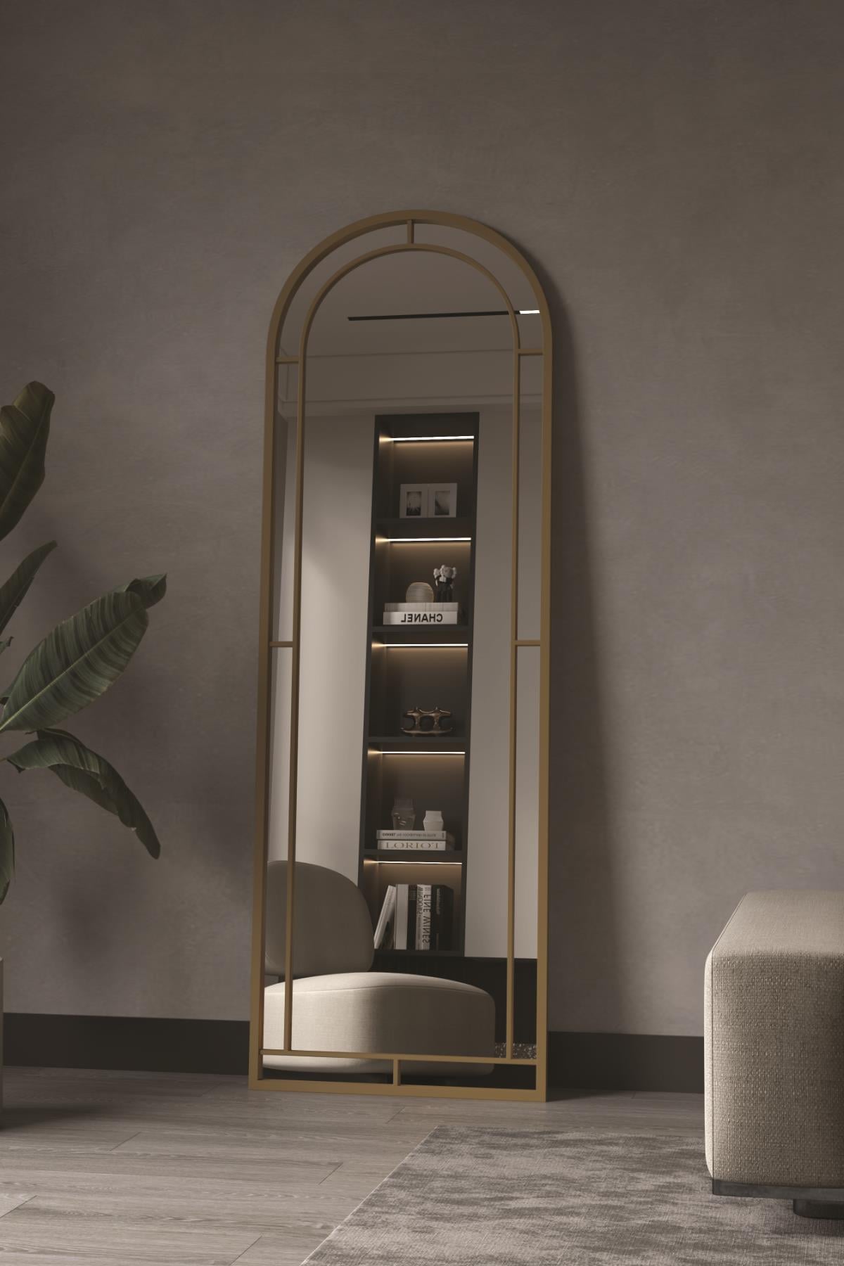 Luna Boy Aynası Metal Çerçeveli